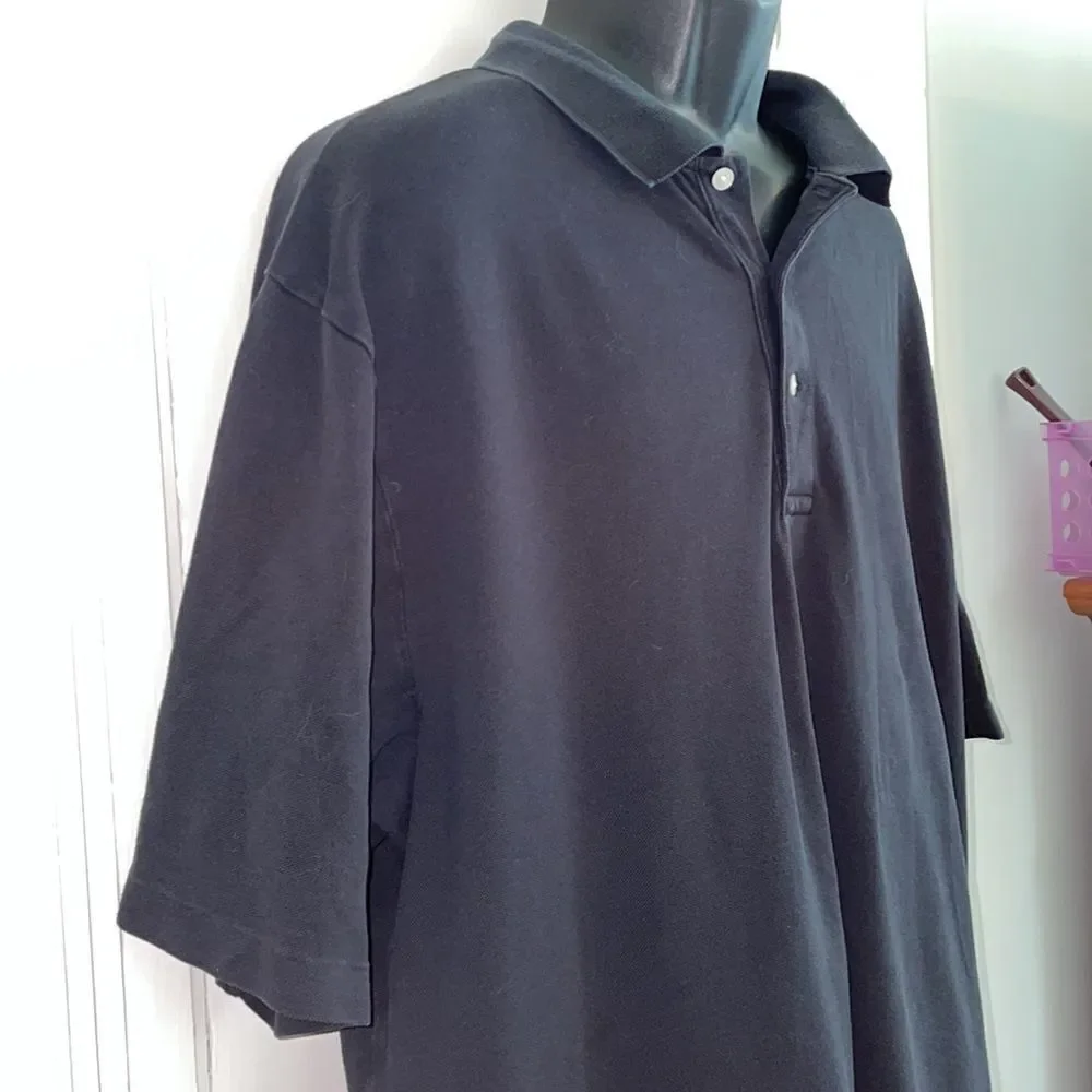 Polo Golf Ralph Lauren black‎ Pima cotton/elastane polo shirt